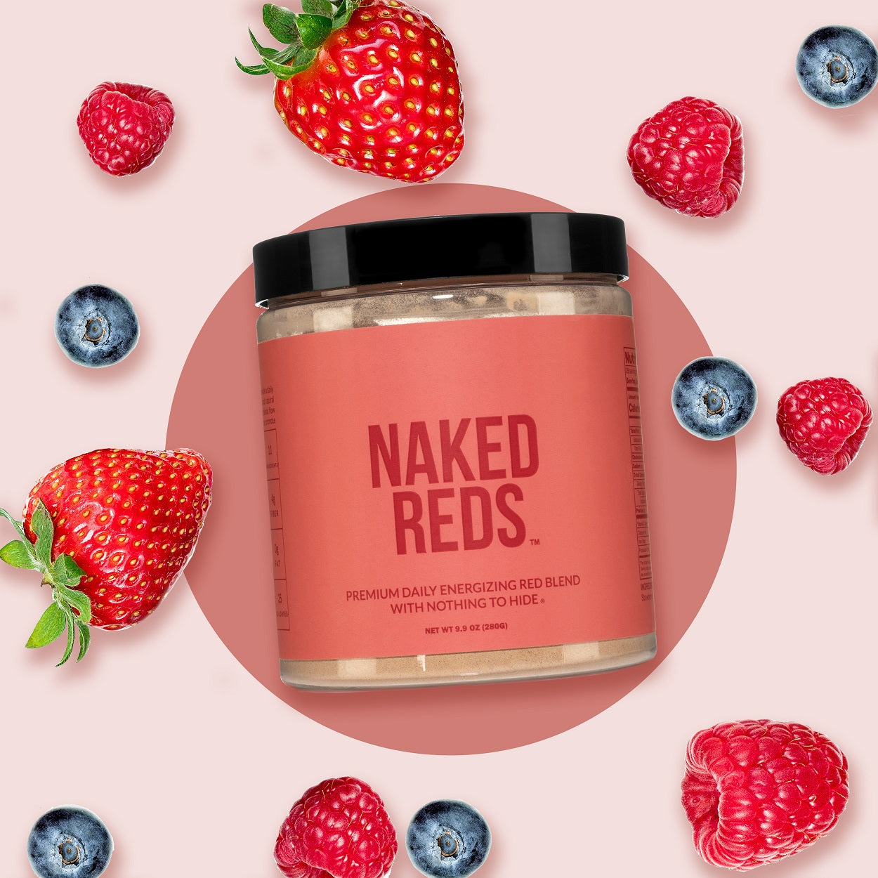 Red Fruit & Vegetable Blend Powder with a Practical Everyday Format