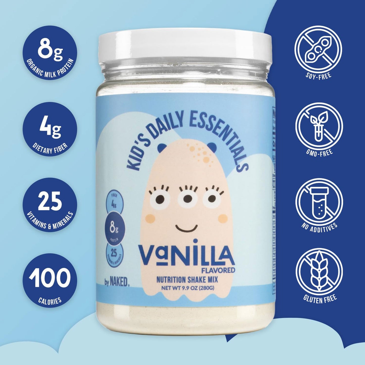 Kid's Nutrition Shake - Vanilla Formula with a Practical Kids’ Nutrition Format