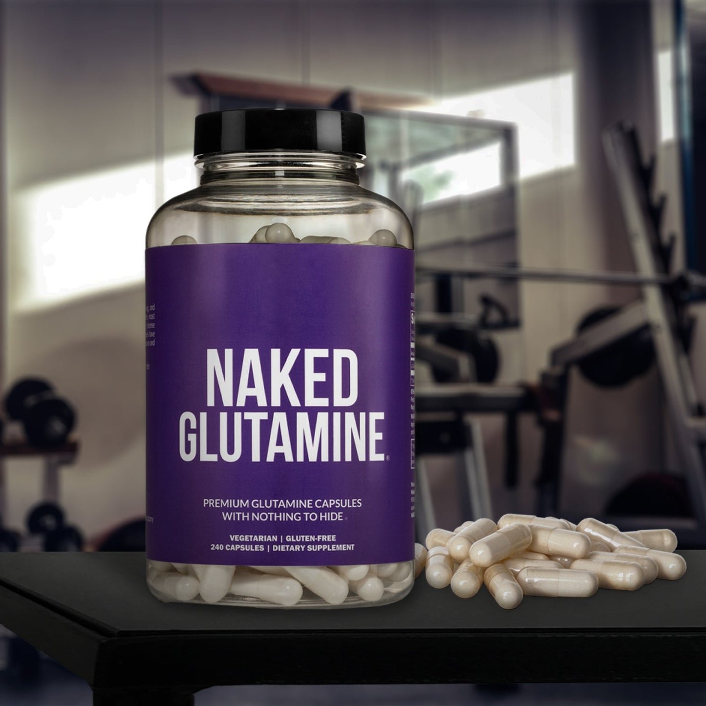 Glutamine Capsules - Capsules for Flexible Active-Nutrition Use