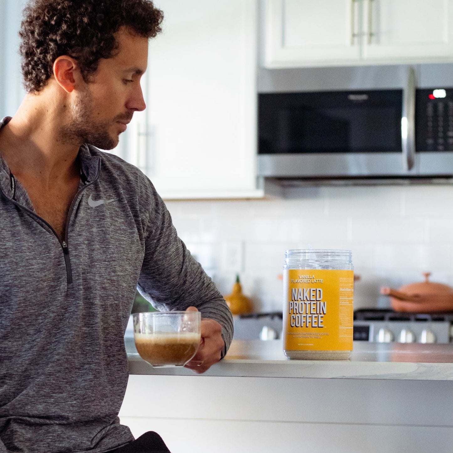 Vanilla Latte Protein Iced Coffee - Vanilla Latte for Easy Mixing at Home or On the Go