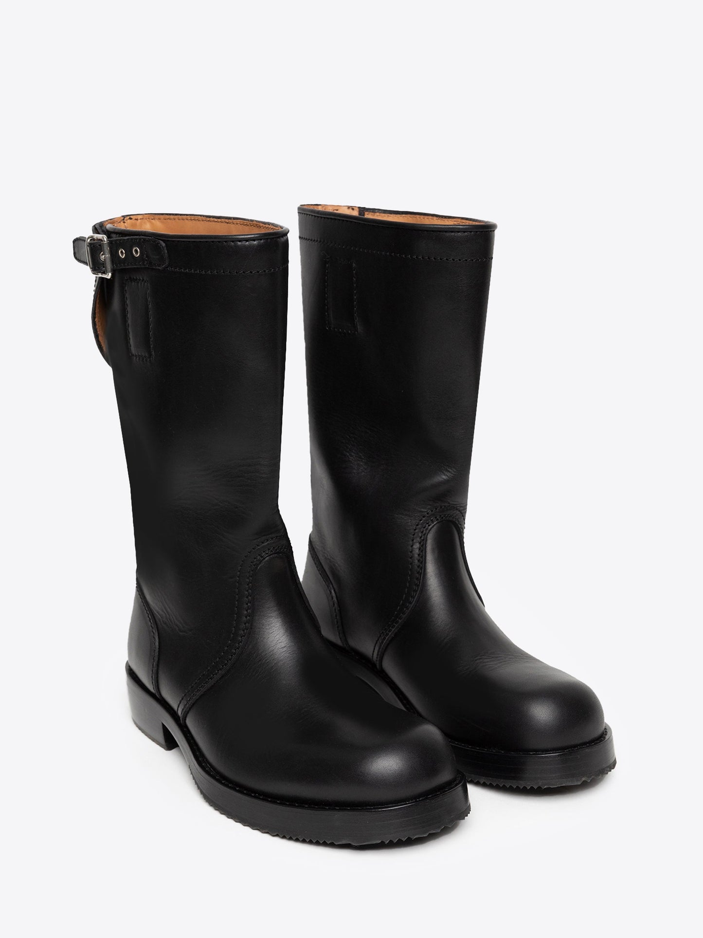 Leather Biker Boots