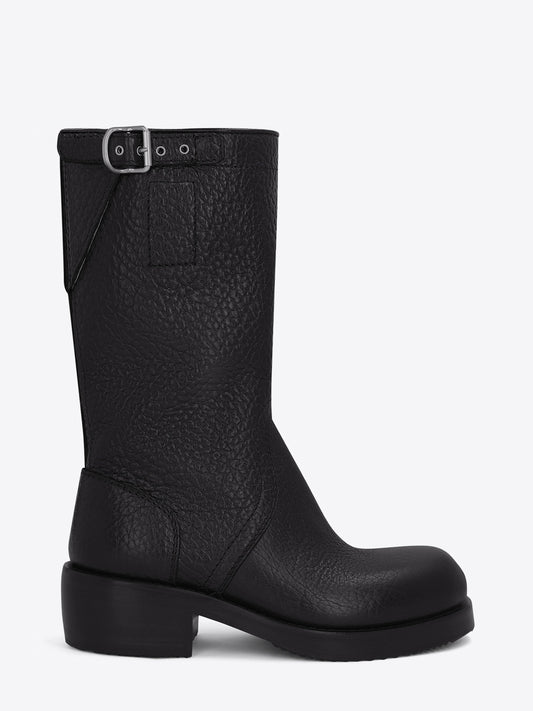 Leather Biker Boots