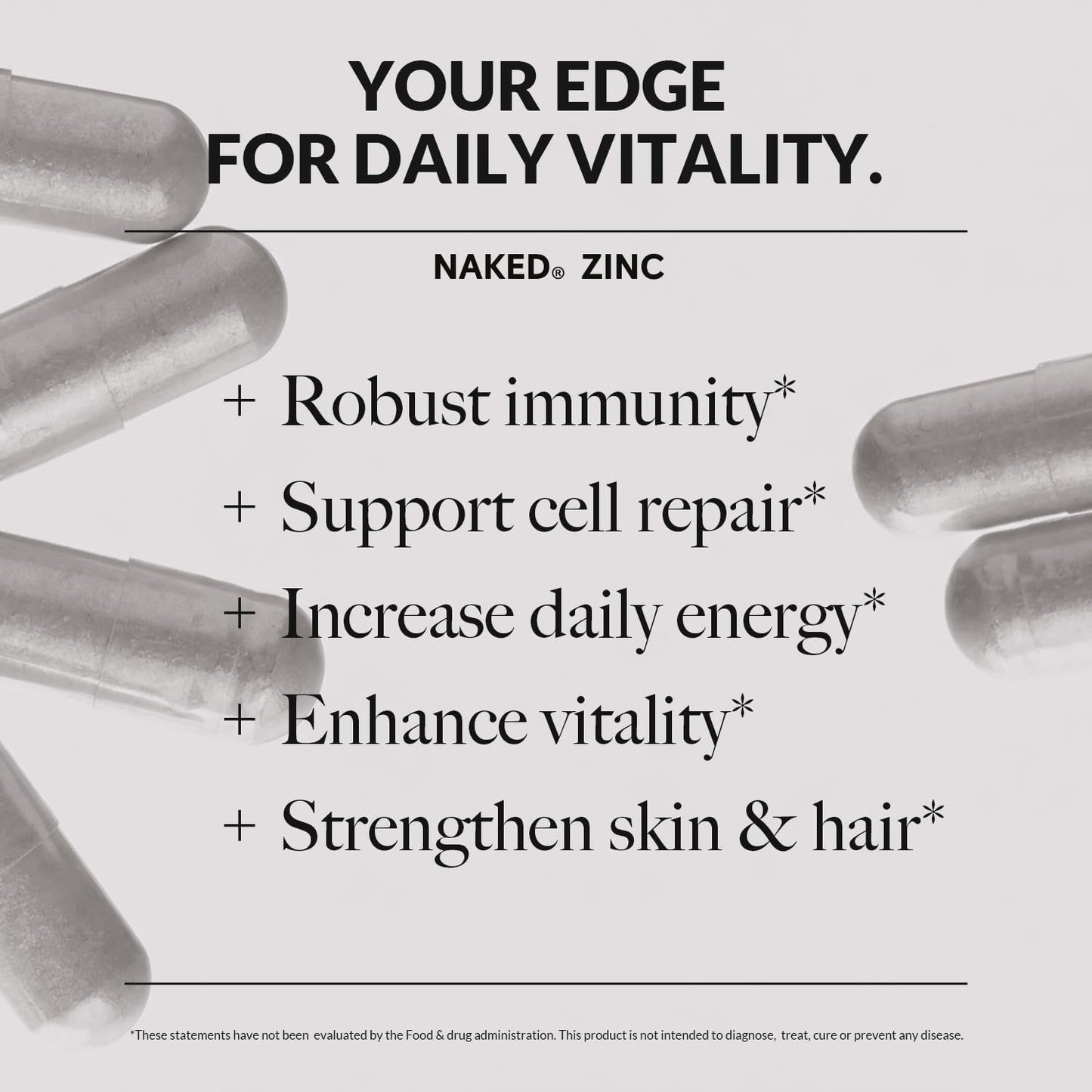 Daily Zinc Supplement - Zinc with a Practical Nutrition Supplement Format