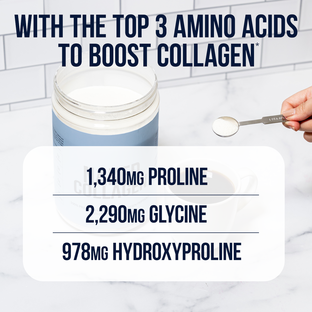 Collagen Peptides Packets - Stick Packs for Easy Mixing at Home or On the Go