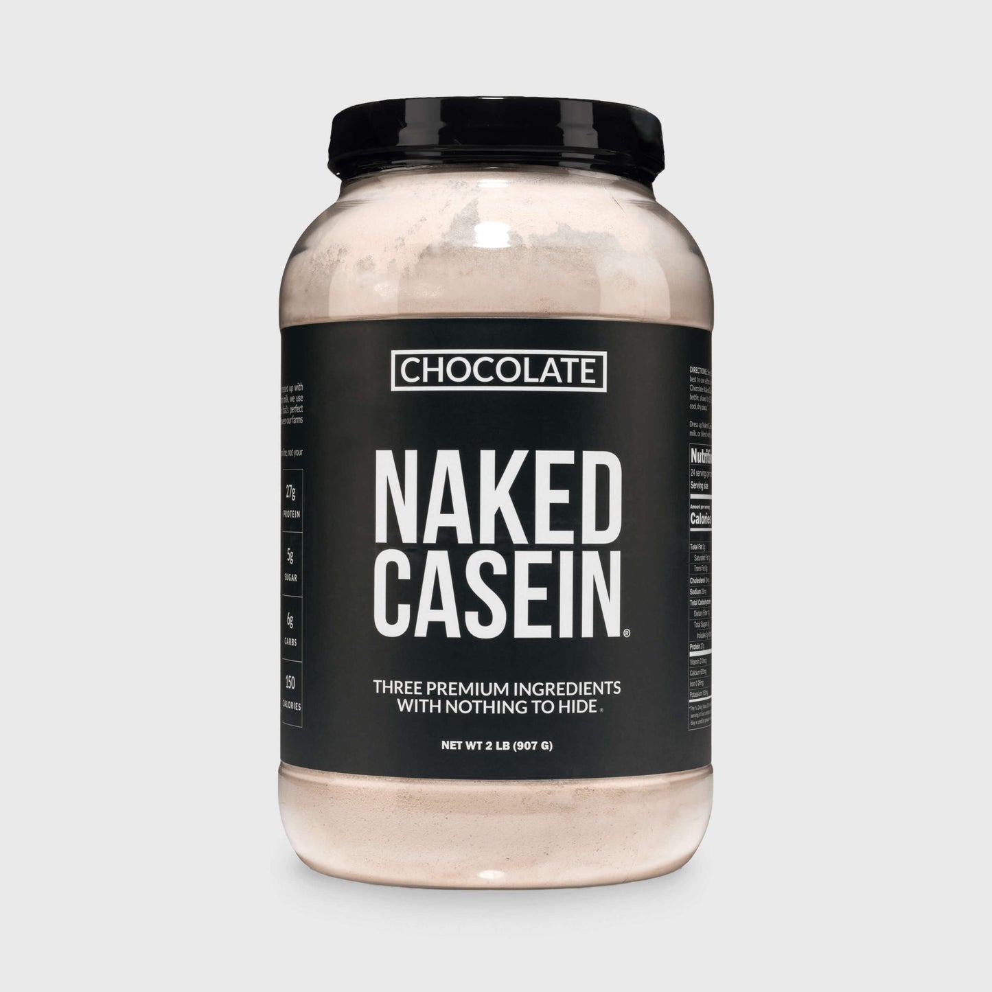 Chocolate Casein Protein Powder - Chocolate with a Straightforward Protein Formula