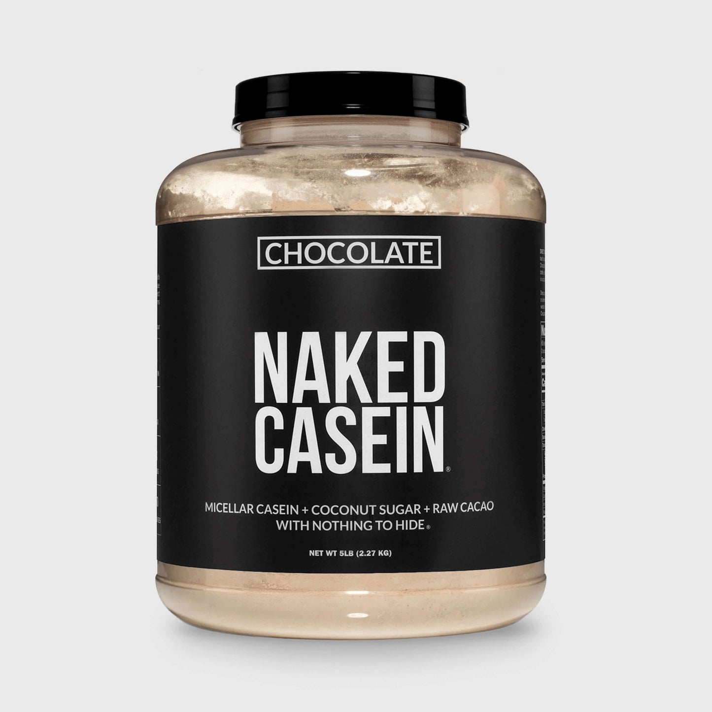 Chocolate Casein Protein Powder - 5LB - Chocolate with a Straightforward Protein Formula