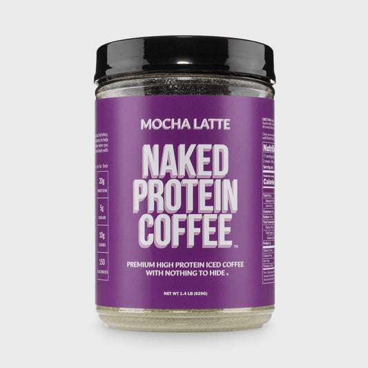 Mocha Latte Protein Iced Coffee - Mocha Latte for Easy Mixing at Home or On the Go