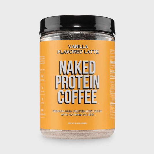 Vanilla Latte Protein Iced Coffee - Vanilla Latte for Easy Mixing at Home or On the Go