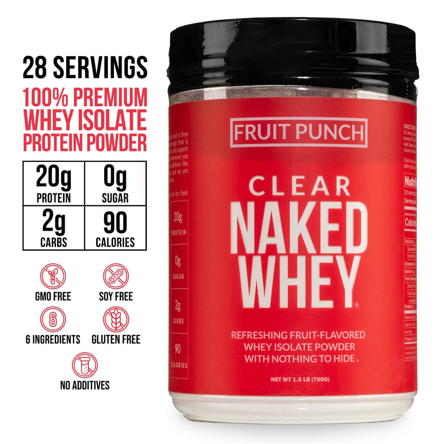 Fruit Punch Whey Protein Isolate - Fruit Punch with a Practical Everyday Format
