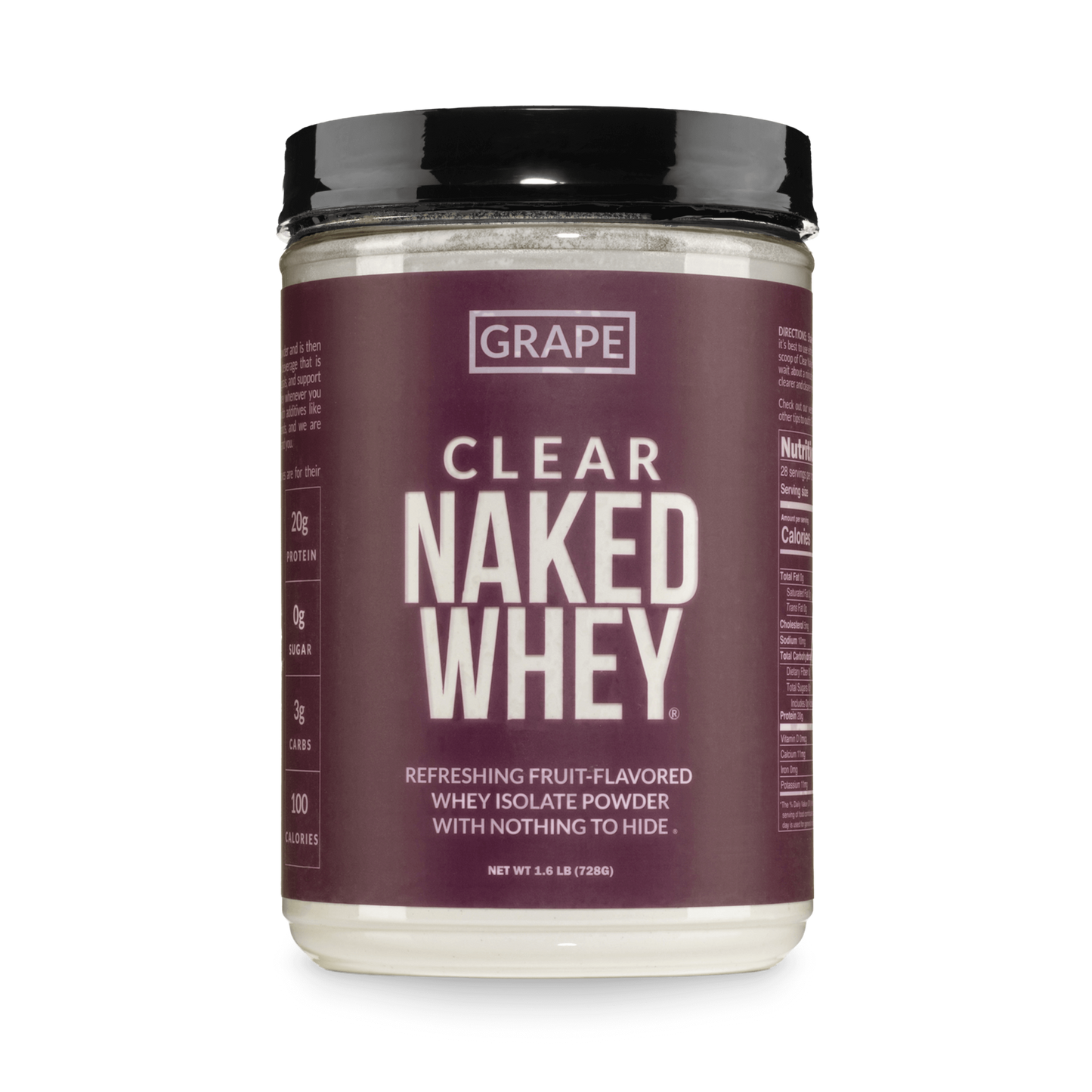 Grape Whey Protein Isolate - Grape with a Practical Everyday Format