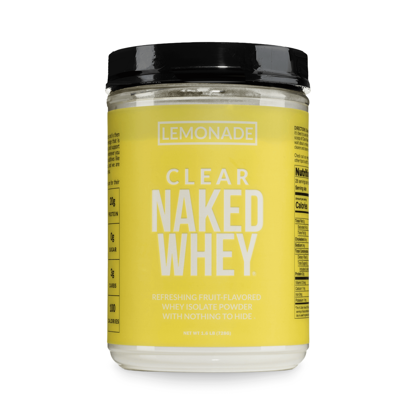 Lemonade Whey Protein Isolate - Lemonade with a Practical Everyday Format