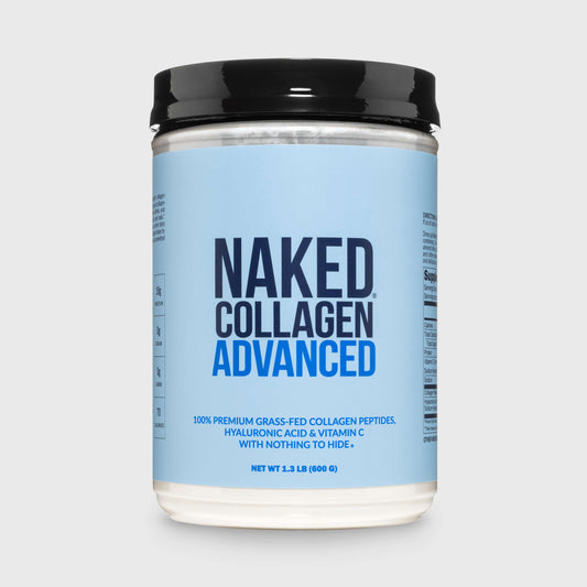 Collagen Peptides with Hyaluronic Acid - Advanced Collagen Peptides for Easy Mixing at Home or On the Go