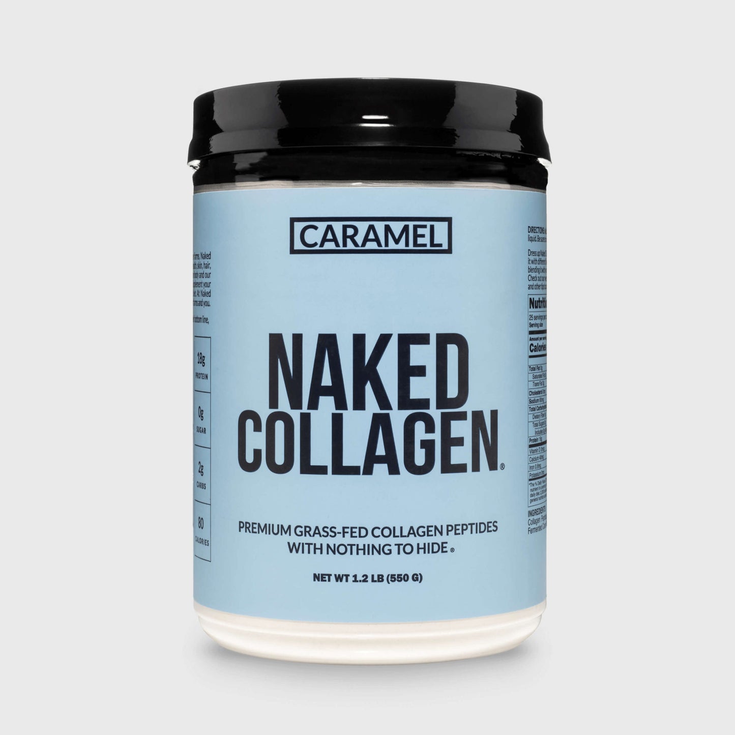 Caramel Collagen Peptides Powder - Caramel Collagen Peptides for Easy Mixing at Home or On the Go