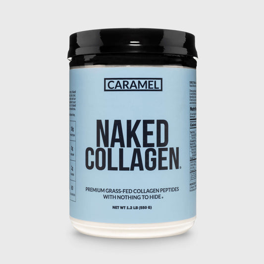 Caramel Collagen Peptides Powder - Caramel Collagen Peptides for Easy Mixing at Home or On the Go