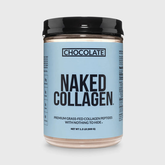 Chocolate Collagen Peptides Powder - Chocolate Collagen Peptides for Easy Mixing at Home or On the Go