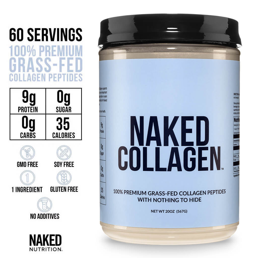 Collagen Peptides Protein Powder - Collagen Peptides for Easy Mixing at Home or On the Go