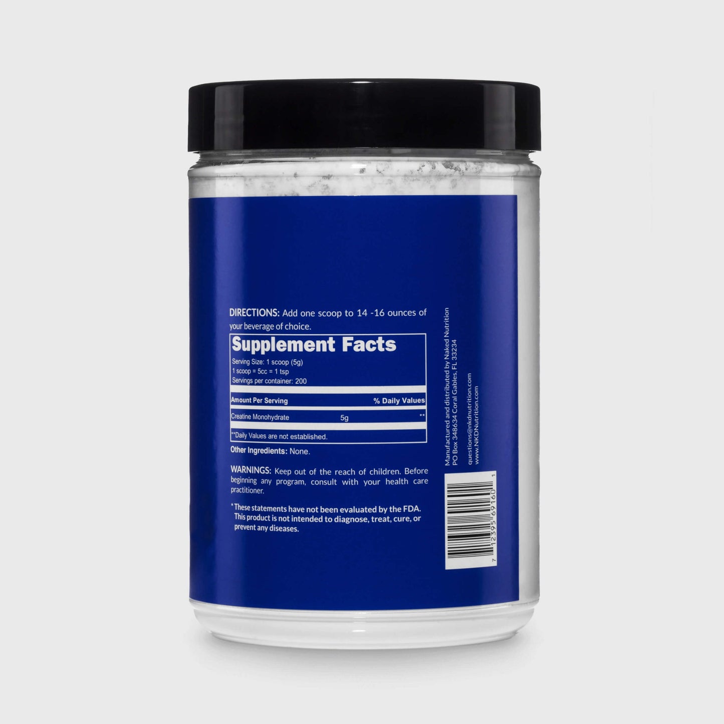 Creatine Monohydrate Powder - Unflavored - Value Size for Flexible Active-Nutrition Use