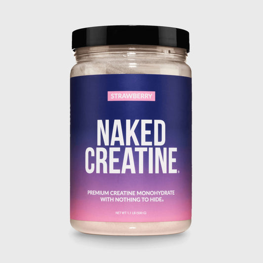 Strawberry Creatine Monohydrate Powder - Strawberry for Flexible Active-Nutrition Use