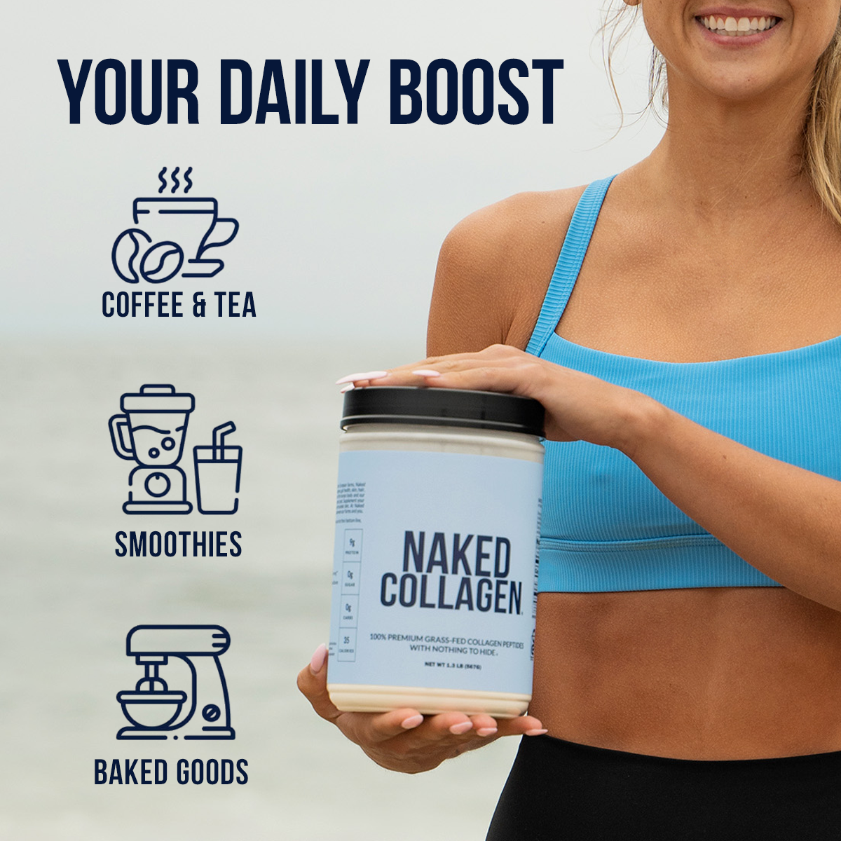 Collagen Peptides Packets - Stick Packs for Easy Mixing at Home or On the Go
