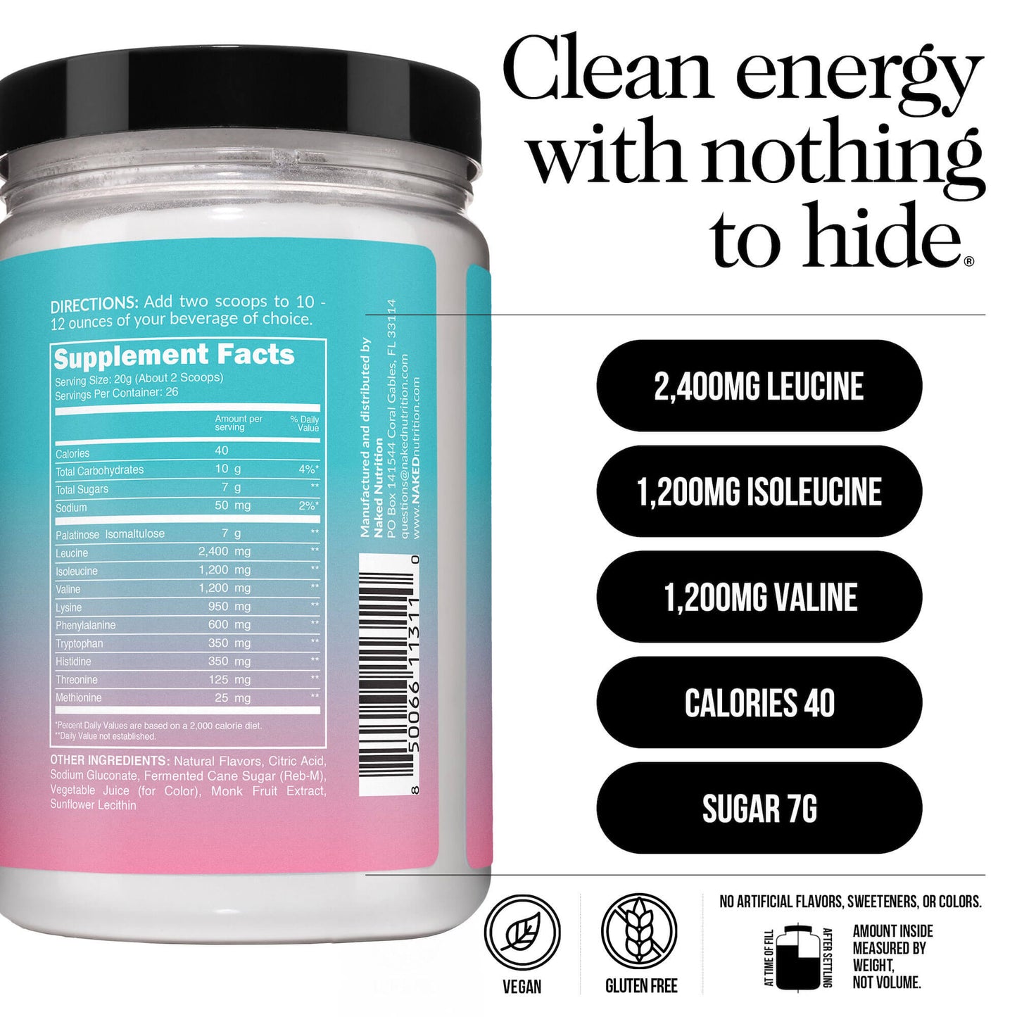 Strawberry Lemonade Essential Amino Acids Supplement - Strawberry EAA for Flexible Active-Nutrition Use