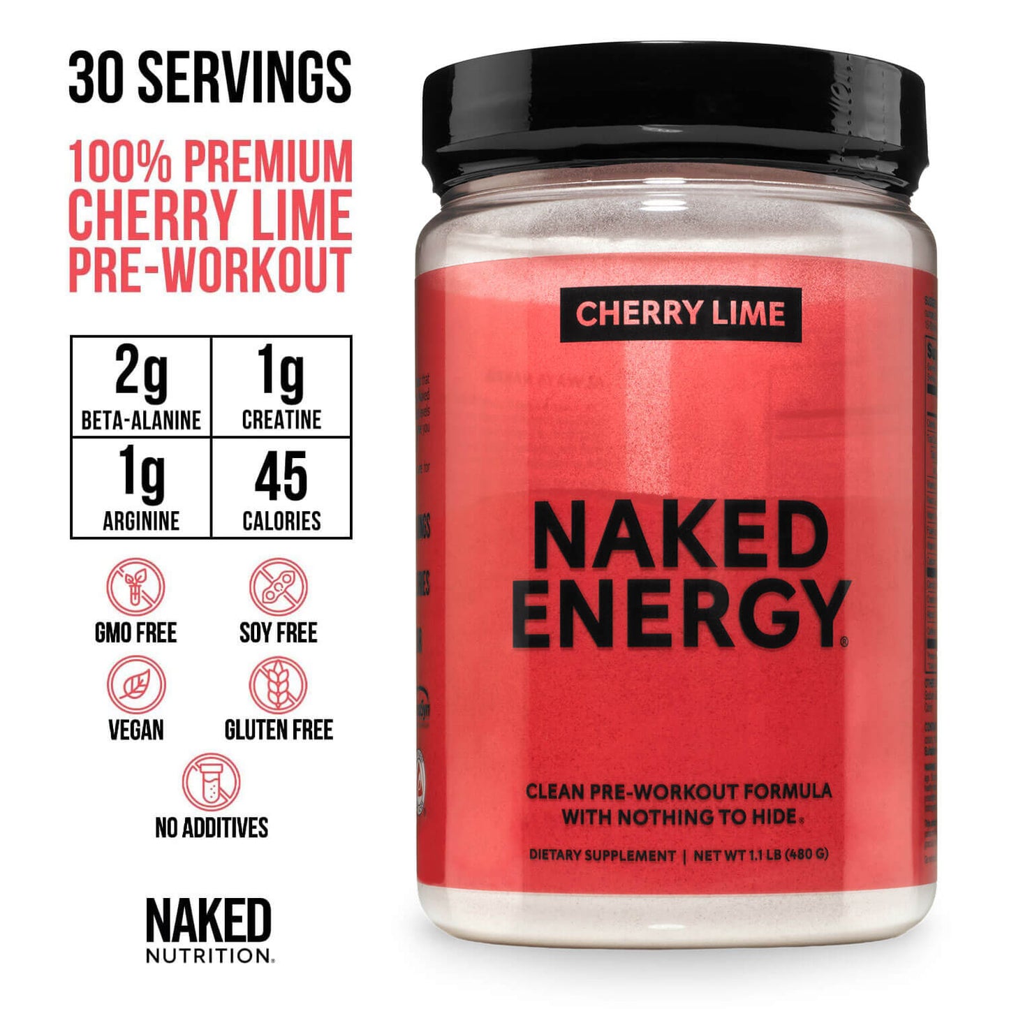 Cherry Lime Pre Workout Supplement - Cherry Lime for Flexible Active-Nutrition Use