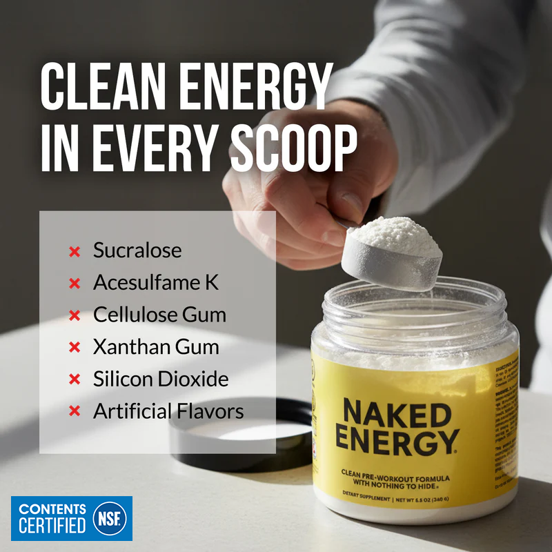 Pre Workout Supplement - Unflavored for Flexible Active-Nutrition Use