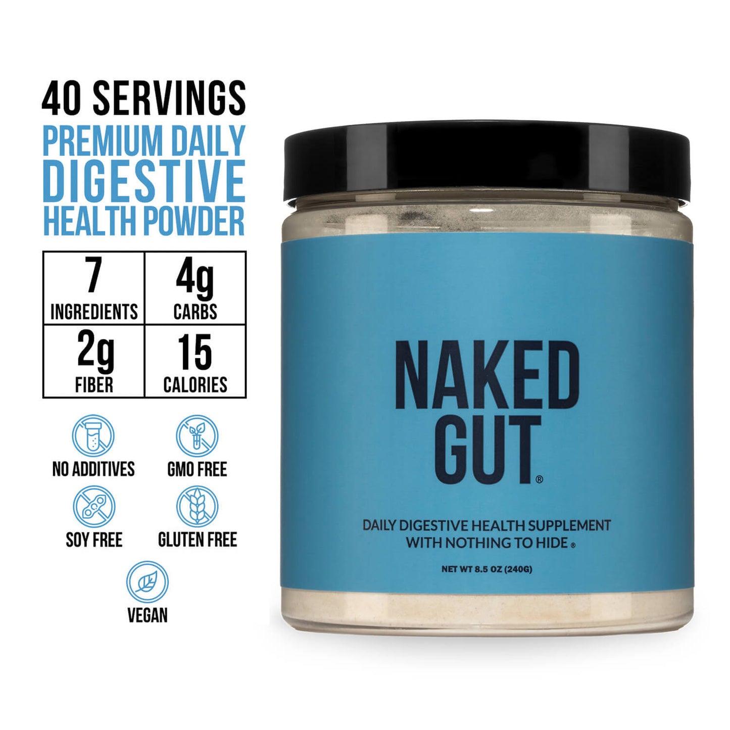 Prebiotic, Probiotic & Fiber Supplement with a Practical Everyday Format