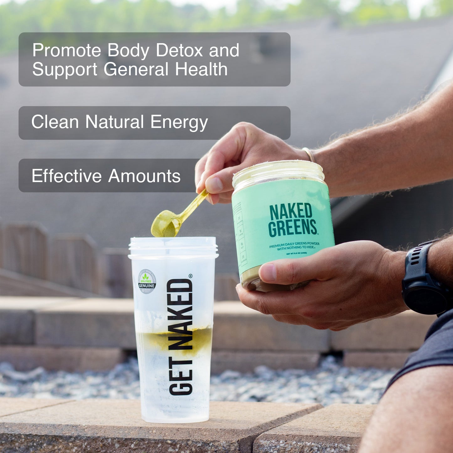 Organic Greens, Prebiotic & Probiotic Powder with a Practical Everyday Format