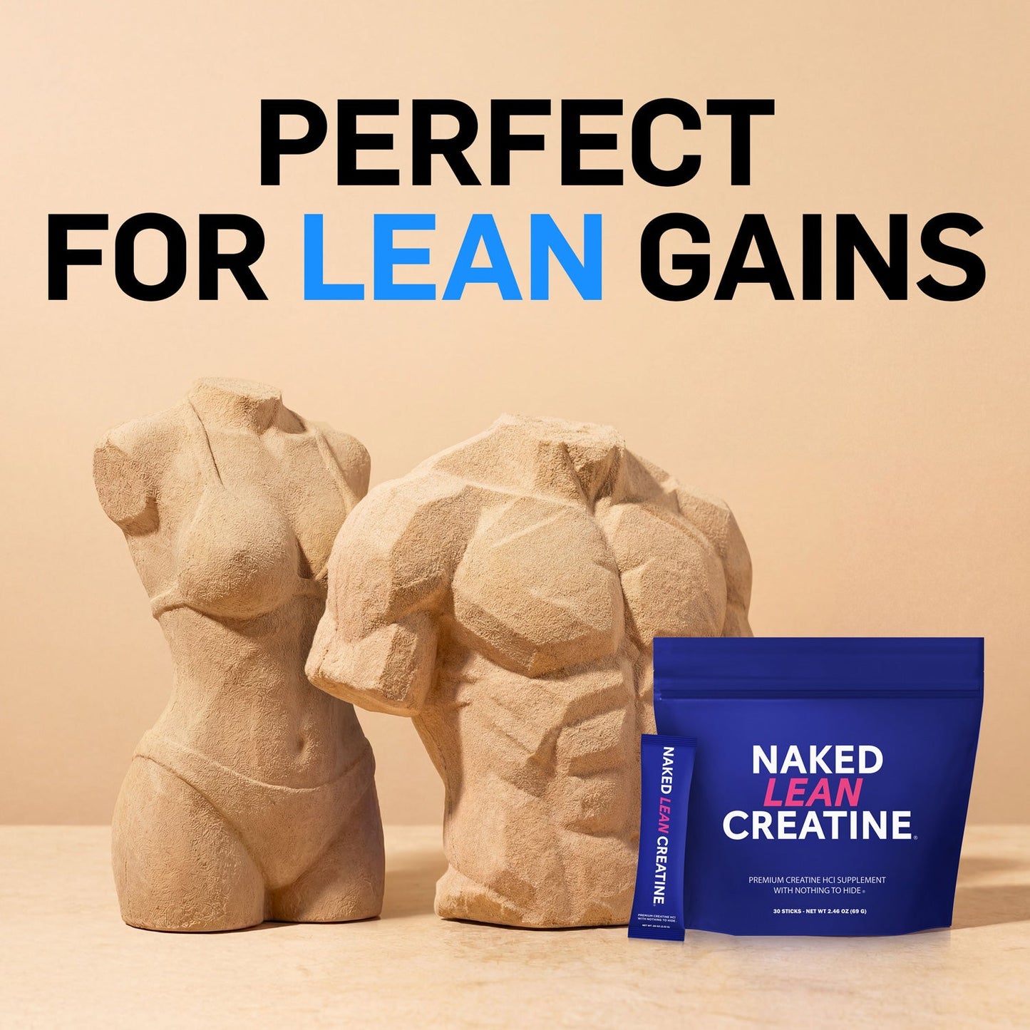 Creatine HCl Travel Packets - Stick Packs for Flexible Active-Nutrition Use