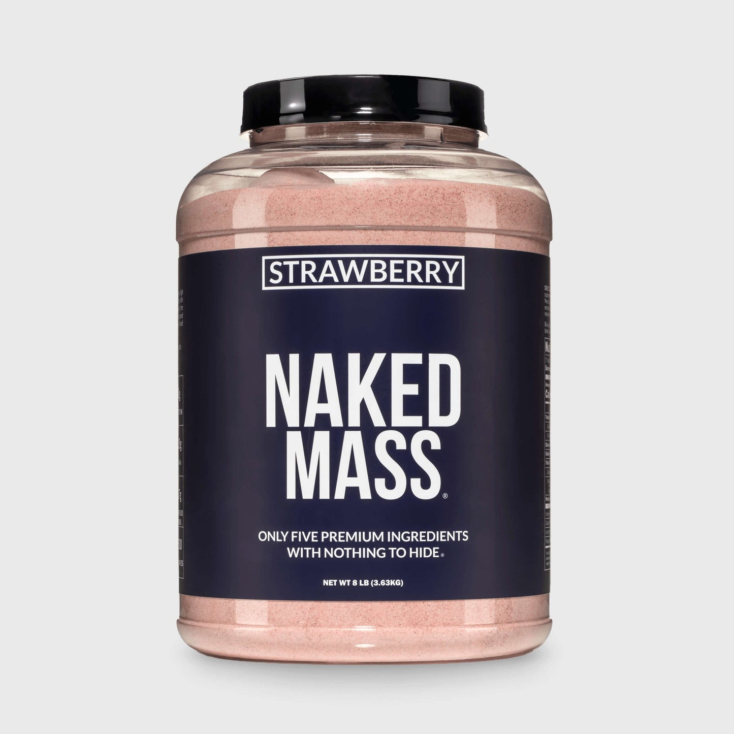Strawberry Mass Gainer Protein Supplement - Strawberry for Blending into Daily Nutrition Shakes