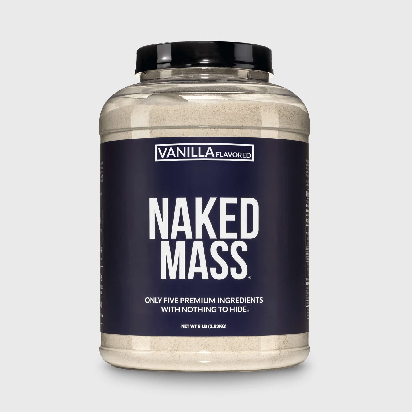 Vanilla Mass Gainer Protein Supplement - Vanilla for Blending into Daily Nutrition Shakes