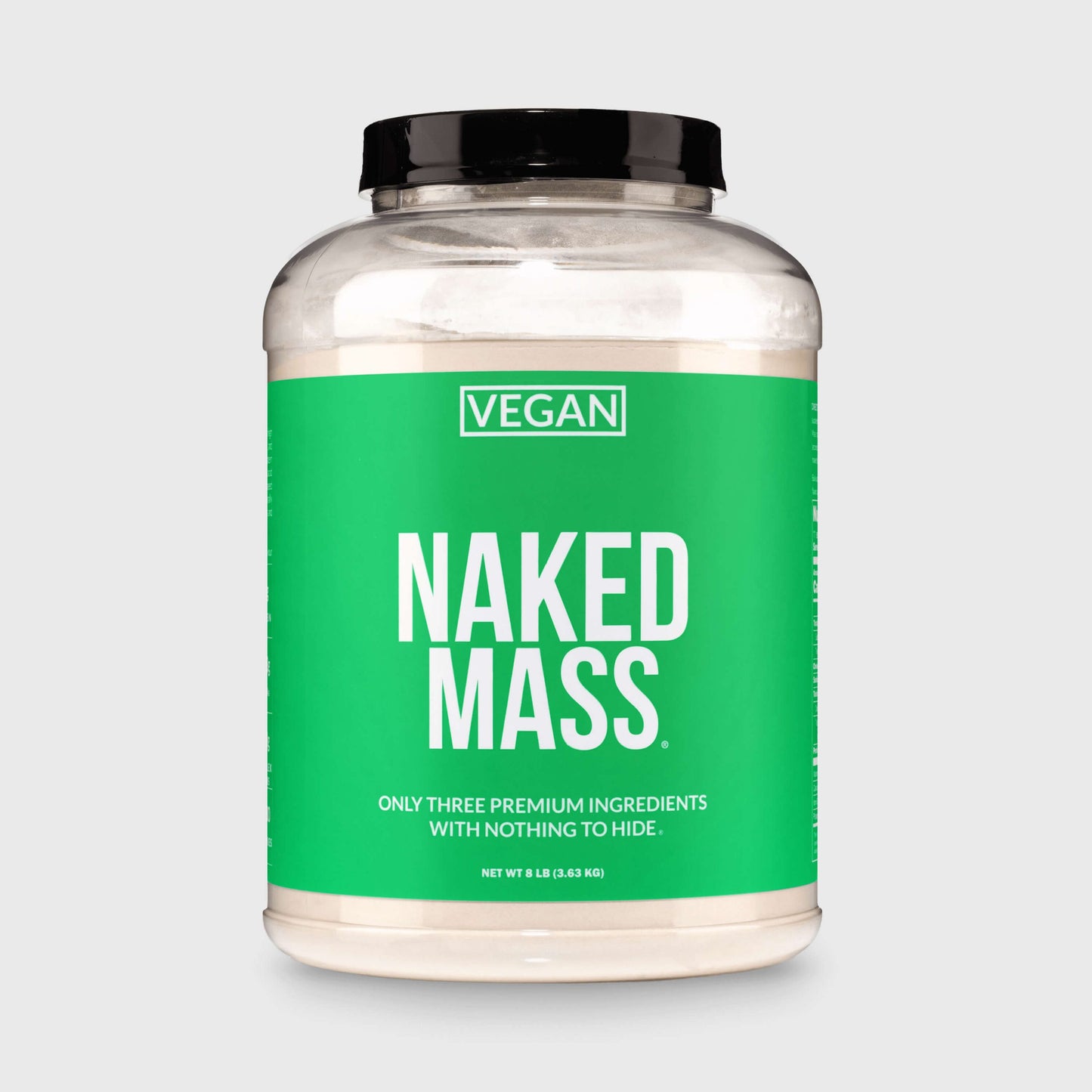 Vegan Mass Gainer Supplement - Unflavored (Vegan) for Blending into Daily Nutrition Shakes