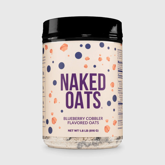 Blueberry Cobbler Protein Oats - Blueberry Cobbler with an Easy-Prep Protein Oat Formula