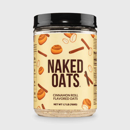 Cinnamon Roll Protein Oats - Cinnamon Roll with an Easy-Prep Protein Oat Formula