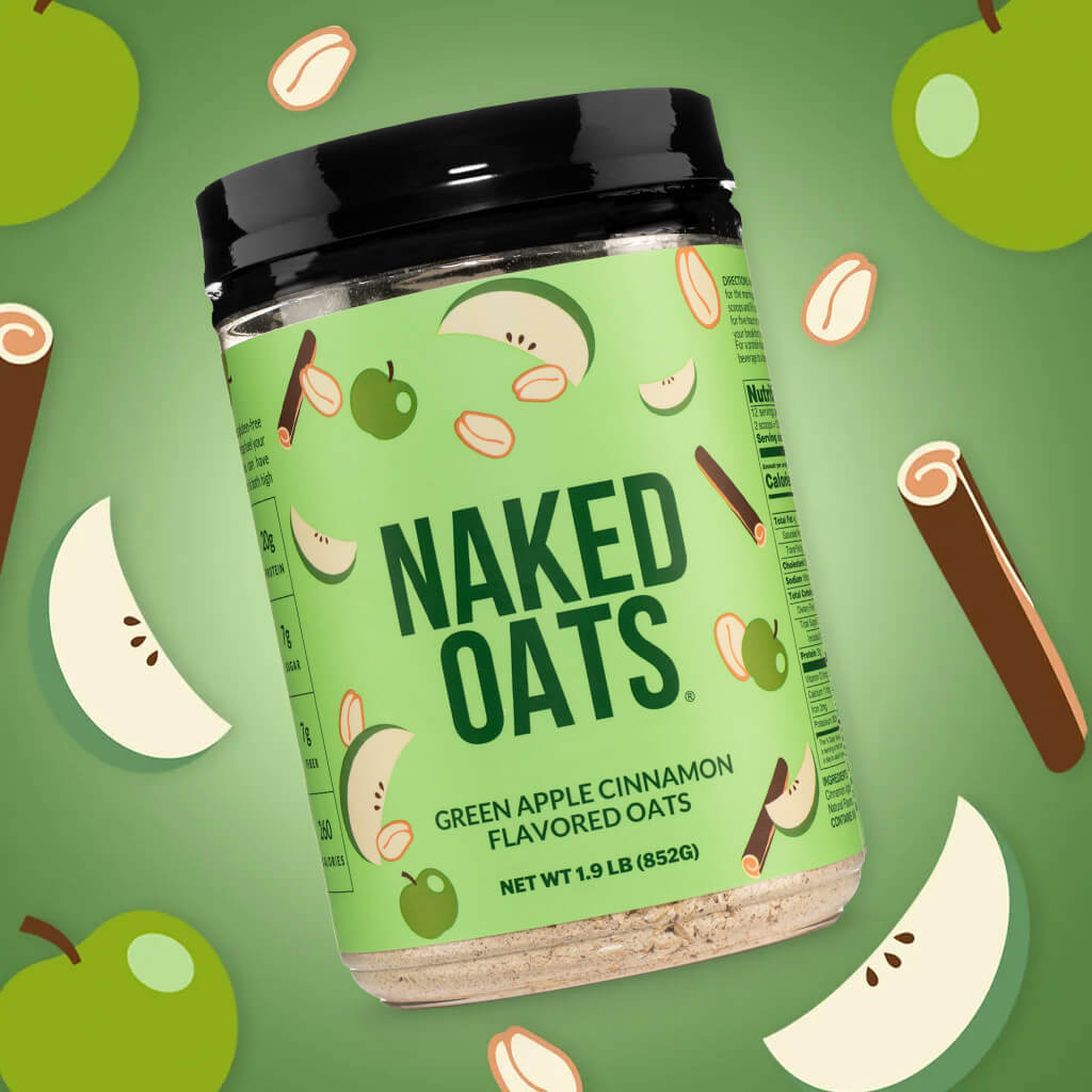 Green Apple Cinnamon Protein Oats - Green Apple Cinnamon with an Easy-Prep Protein Oat Formula