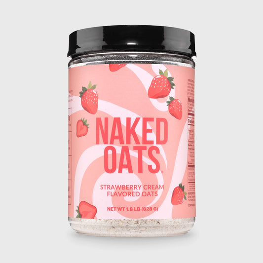 Strawberry Cream Protein Oats - Strawberry Cream with an Easy-Prep Protein Oat Formula