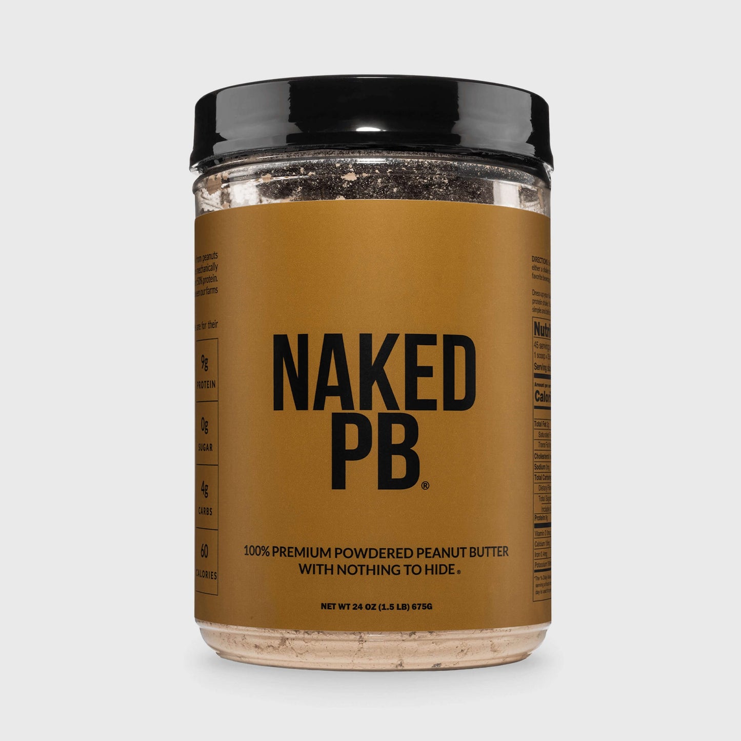 Powdered Peanut Butter - PB - 1.5 LB with a Straightforward Protein Formula
