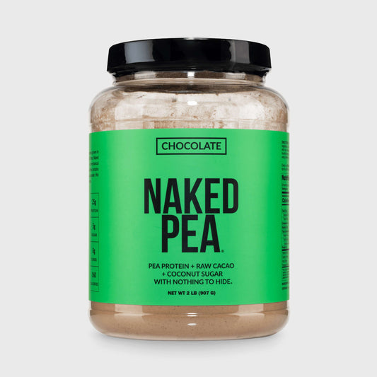 Chocolate Pea Protein Powder - Chocolate - Standard Size with a Straightforward Protein Formula