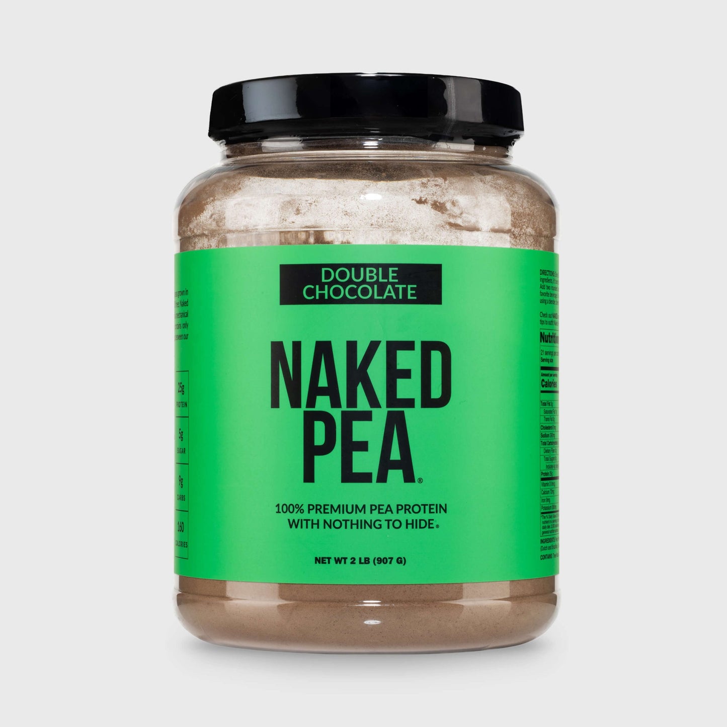 Double Chocolate Pea Protein Powder - Double Chocolate with a Straightforward Protein Formula