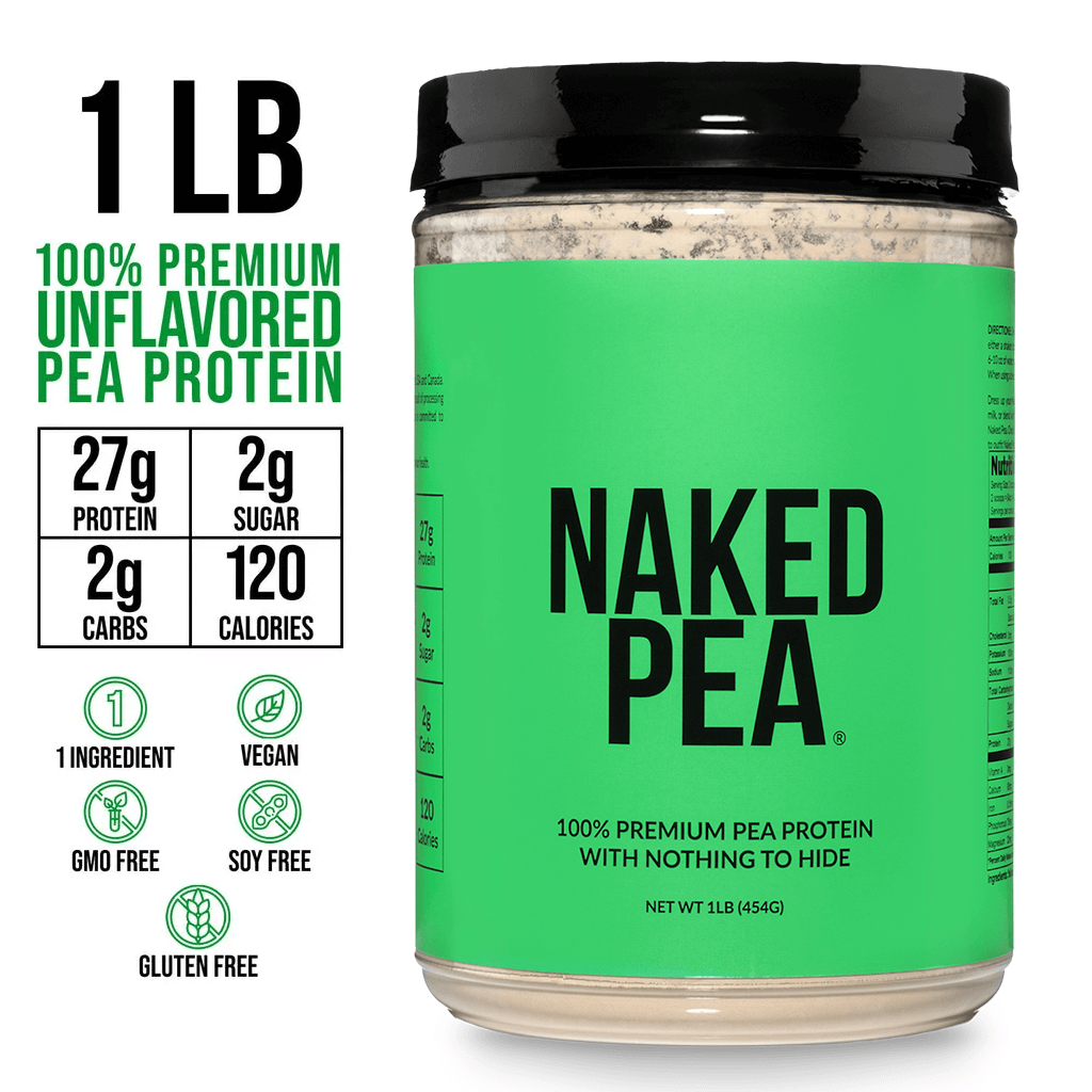 Pea Protein Powder 1lb - Unflavored with a Straightforward Protein Formula