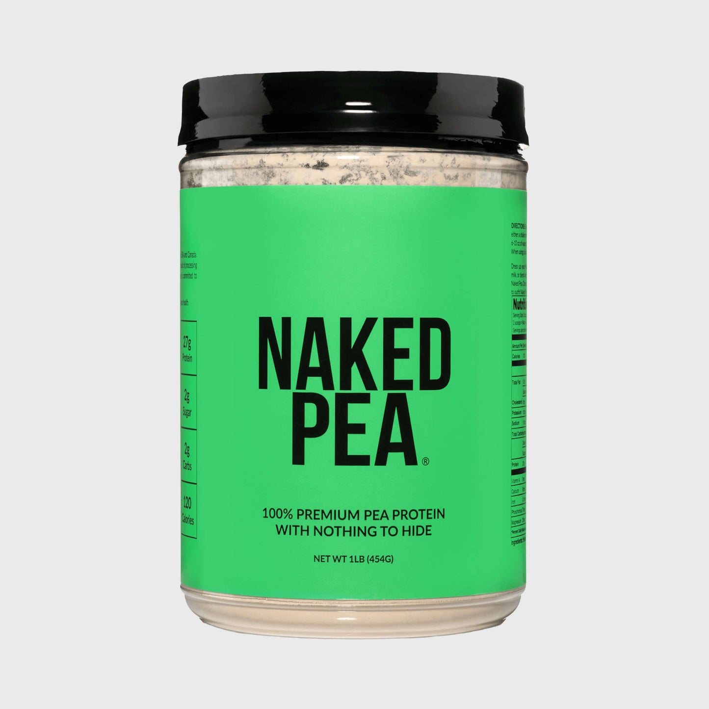 Pea Protein Powder 1lb - Unflavored with a Straightforward Protein Formula
