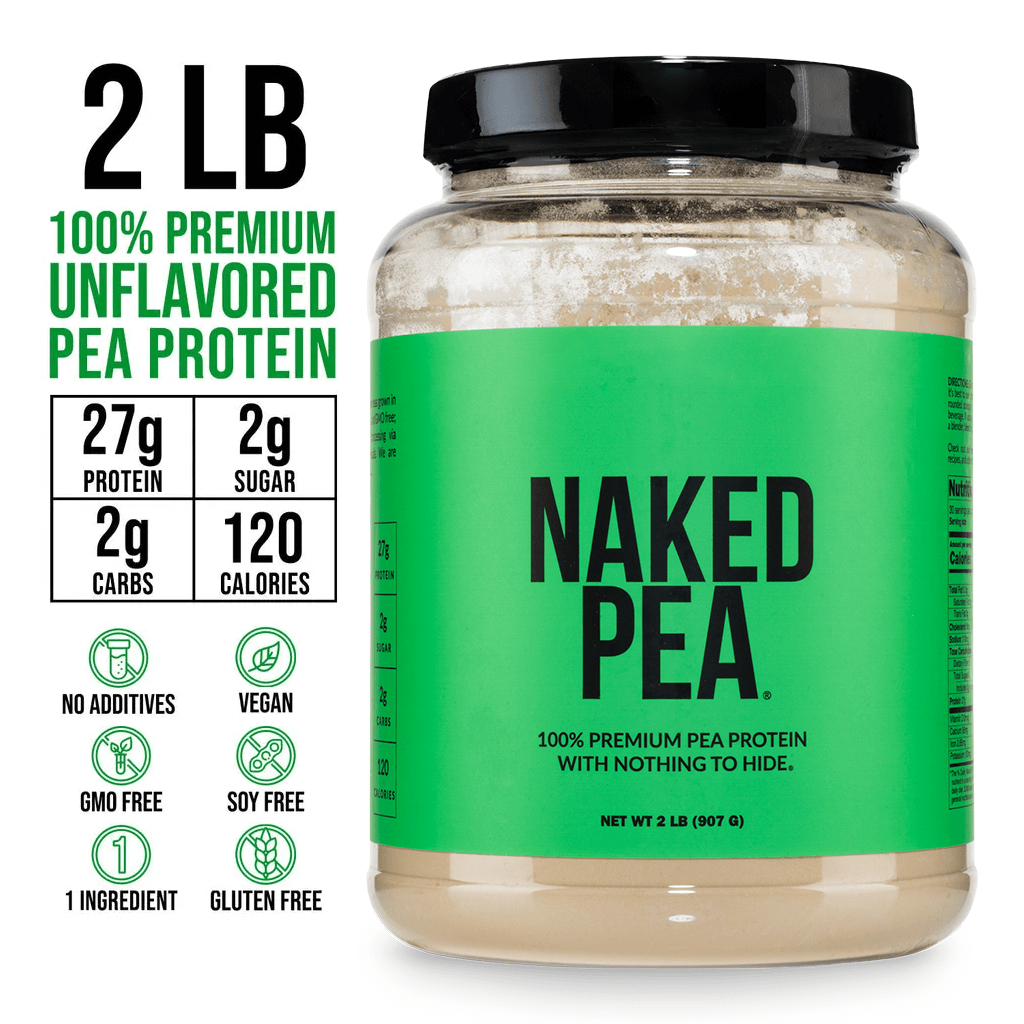 Pea Protein Powder - Unflavored - Standard Size with a Straightforward Protein Formula
