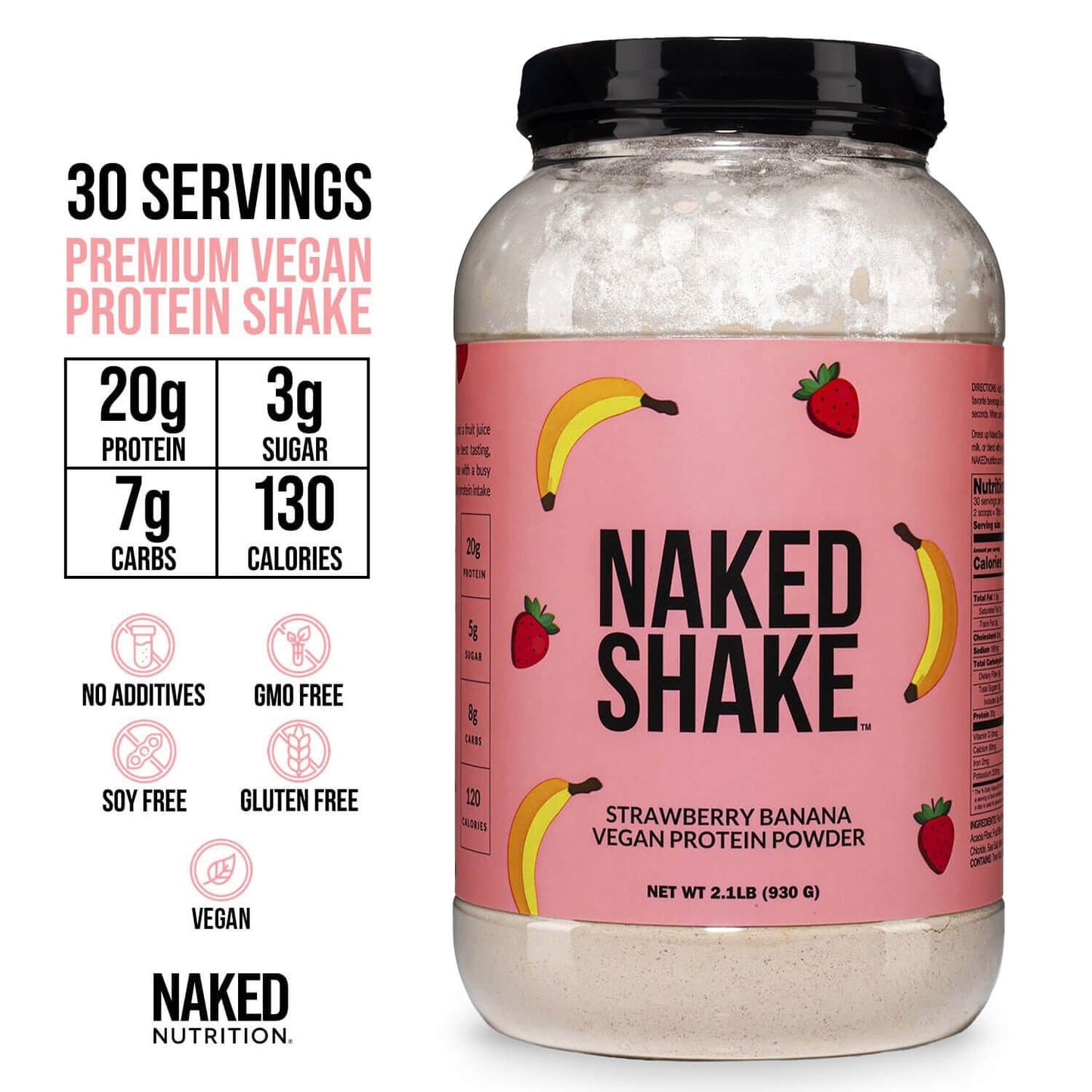 Strawberry Banana Protein Shake - Strawberry Banana for Easy Daily Protein Drinks