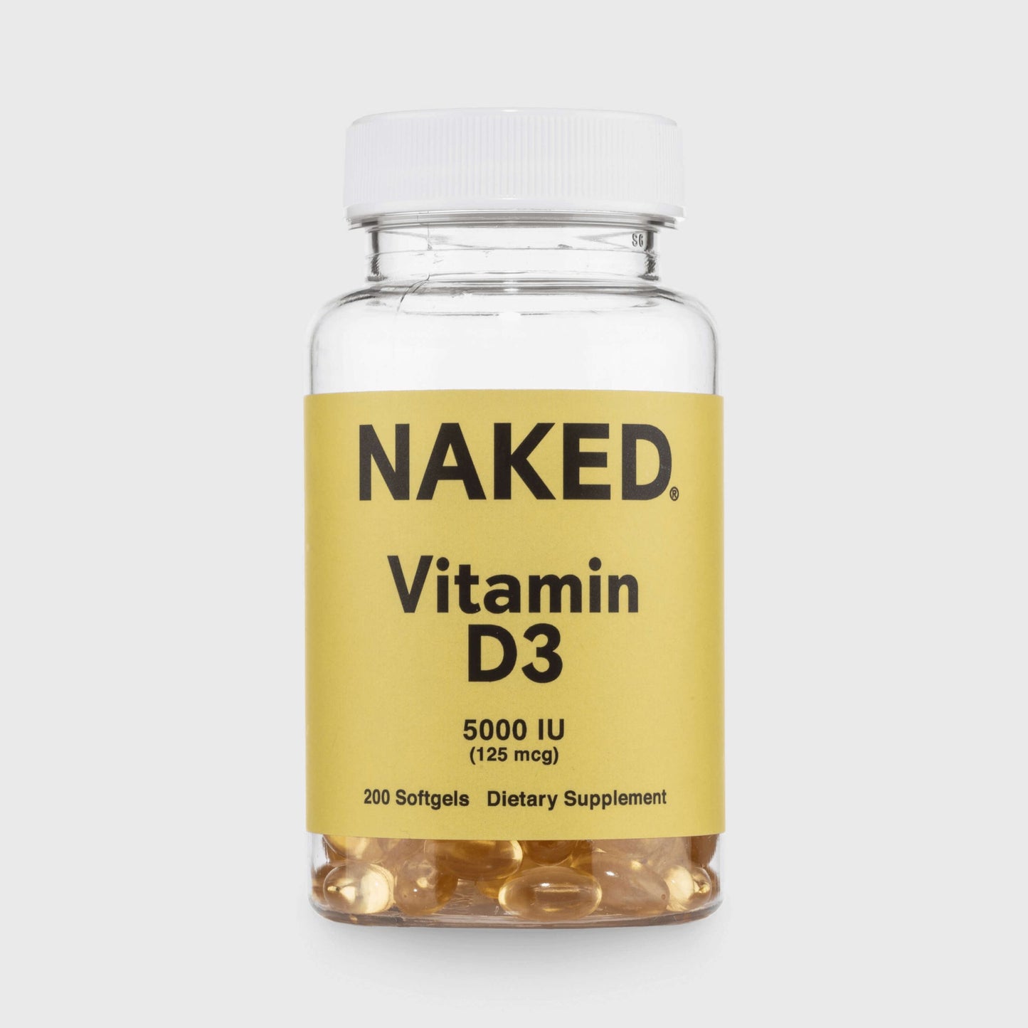 Daily Vitamin D3 Supplement - Vitamin D3 with a Practical Nutrition Supplement Format