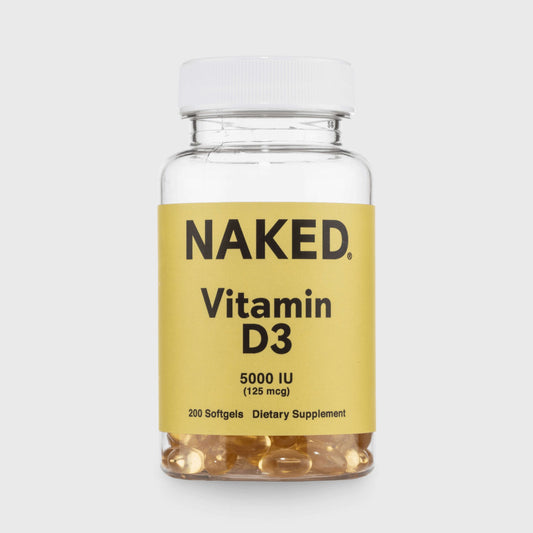 Daily Vitamin D3 Supplement - Vitamin D3 with a Practical Nutrition Supplement Format