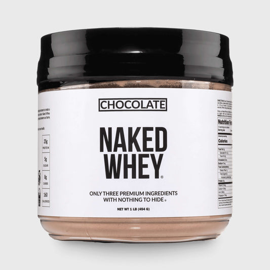 Chocolate Whey Protein Powder 1lb - Chocolate with a Straightforward Protein Formula