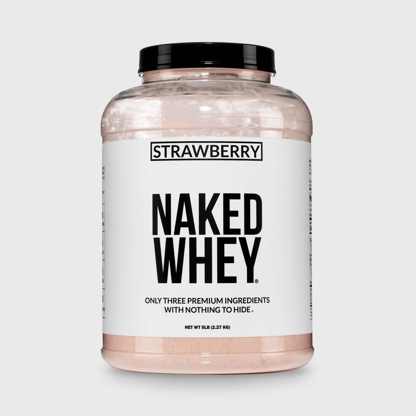 Strawberry Whey Protein Powder - Strawberry - Value Size with a Straightforward Protein Formula