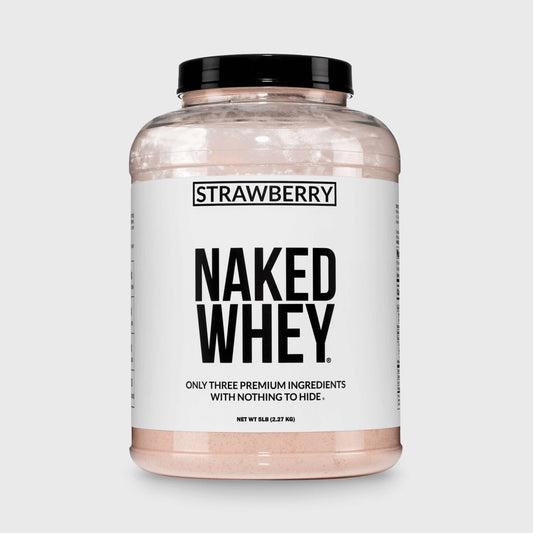 Strawberry Whey Protein Powder - Strawberry - Value Size with a Straightforward Protein Formula