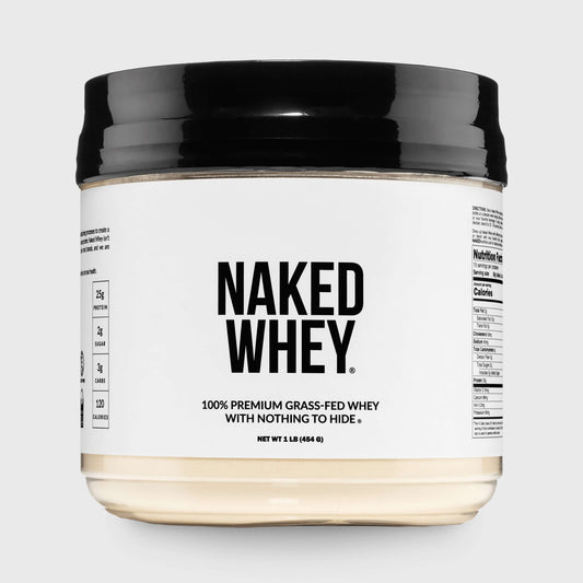 Grass Fed Whey Protein Powder - Unflavored - Compact Size with a Straightforward Protein Formula
