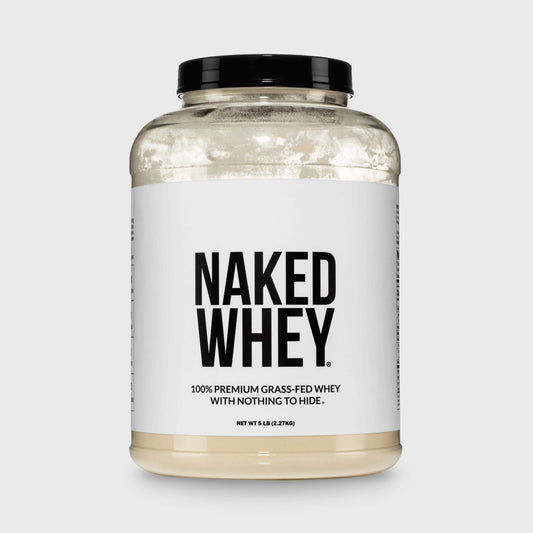 Grass Fed Whey Protein Powder - Unflavored - Bulk Size with a Straightforward Protein Formula
